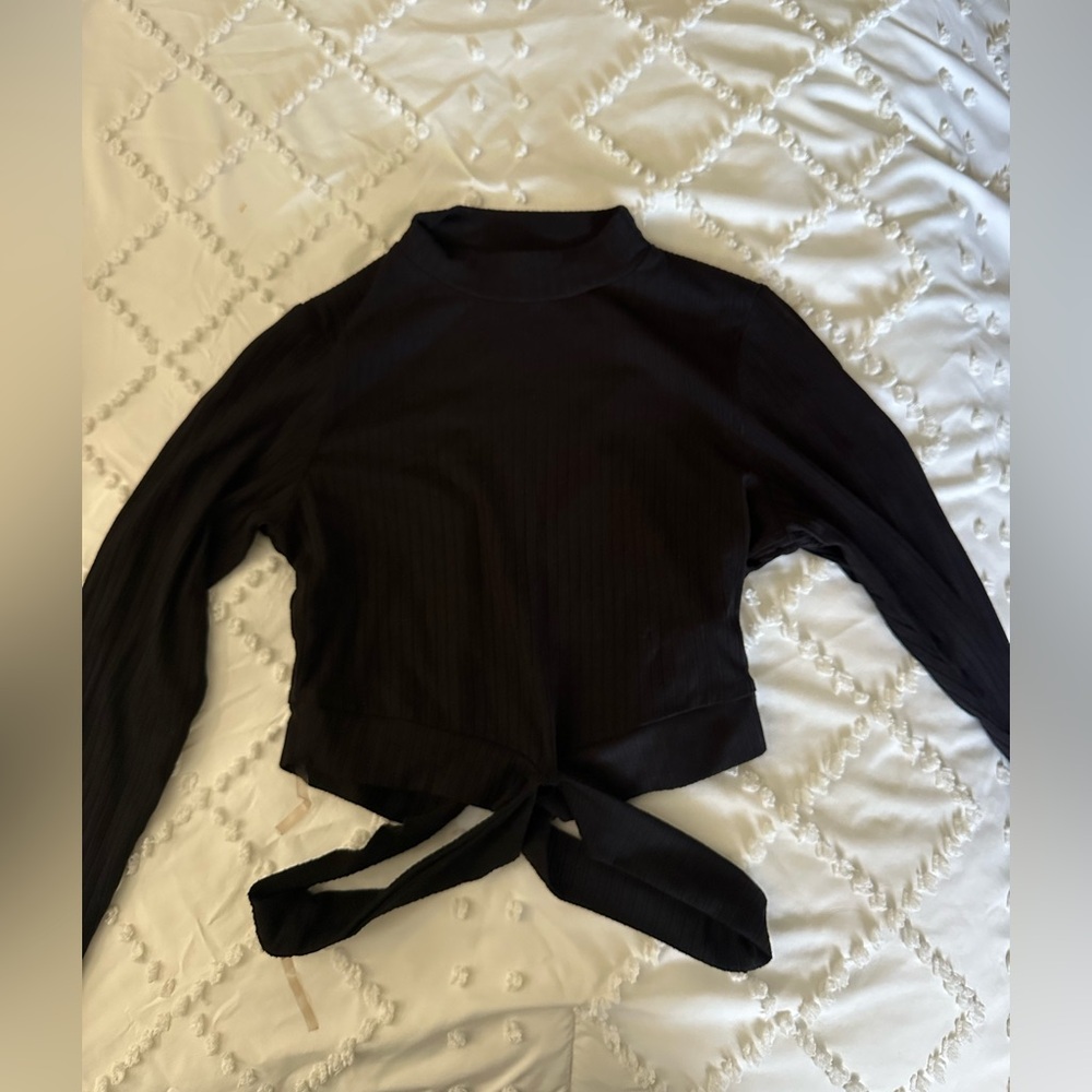 Black Long Sleeve Women's Top